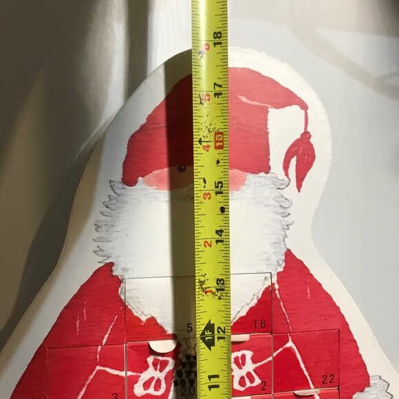 Ikea Santa Claus Advent Calendar Reusable 24 Drawers Heavy Cardboard Julmys 18" - Picture 14 of 16